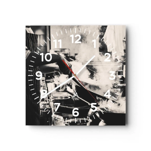 Wandklok - Klok - Alchemie van smaken - 40x40 cm