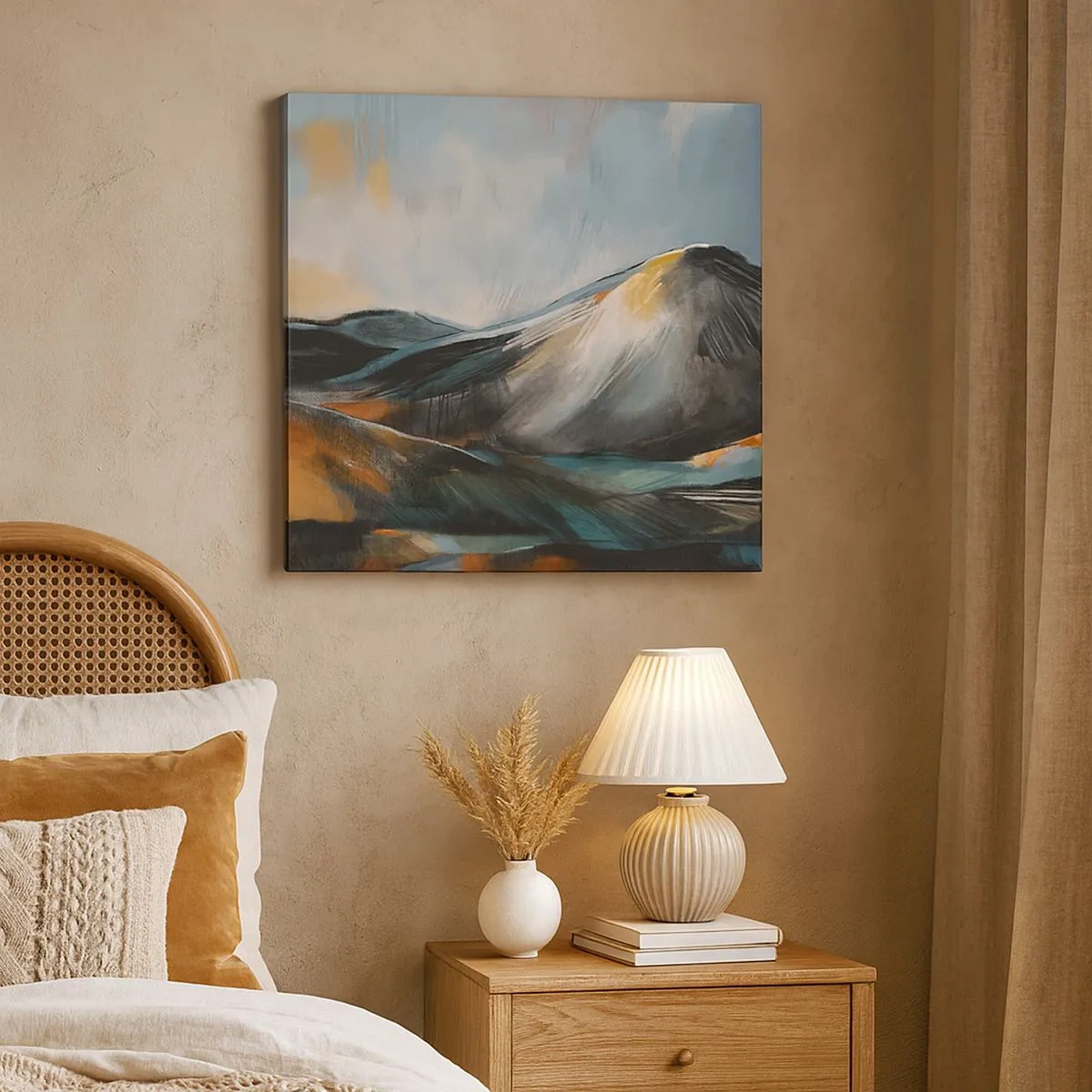 Schilderen op canvas - Ruw en prachtig - 30x30 cm