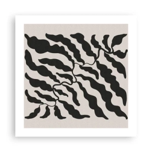 Poster - Natuur van een vierkant - 50x50 cm