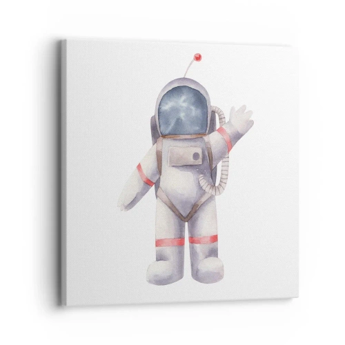 Schilderen op canvas - Tot ziens! - 30x30 cm