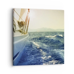 Schilderen op canvas - Voor het avontuur - 30x30 cm