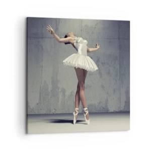 Schilderen op canvas - Licht als een vogel - 50x50 cm