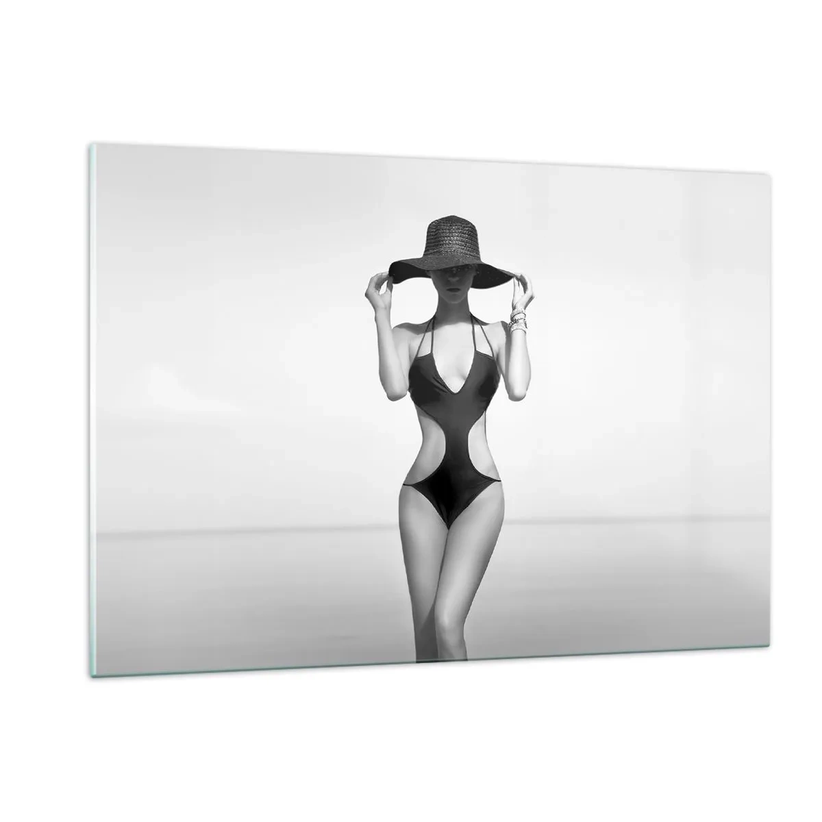 Schilderen op glas - Mijn naam is: Elegantie - 120x80 cm