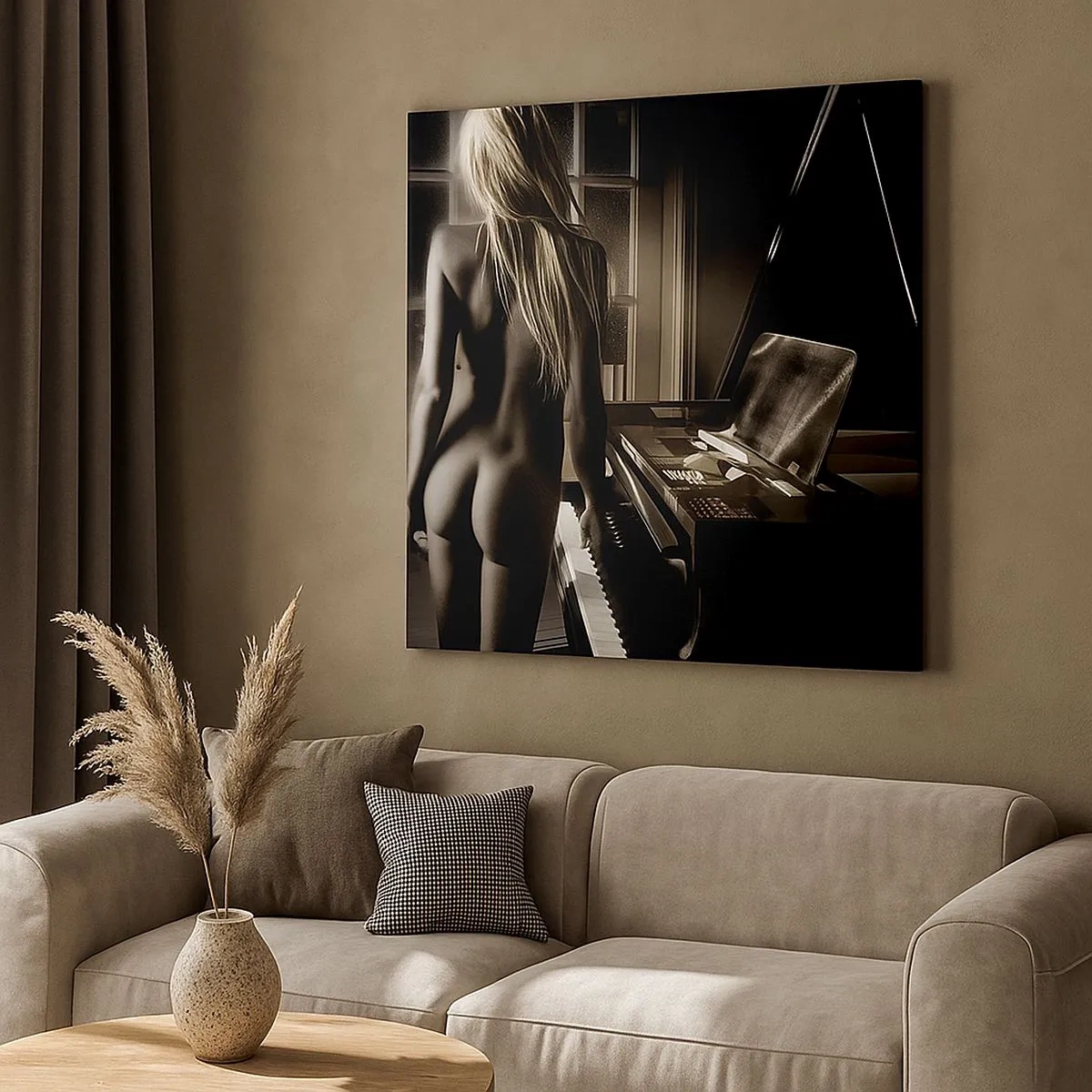 Schilderen op canvas - Perfecte harmonie van de avond - 30x30 cm