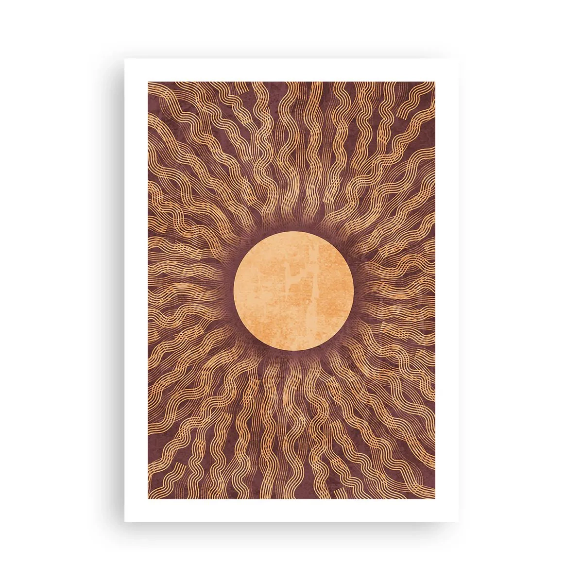 Poster - Zon icoon - 50x70 cm