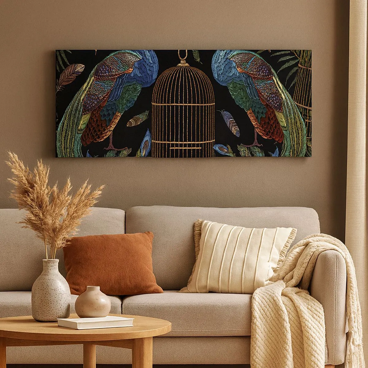 Schilderen op canvas - In koninklijke gewaden - 100x40 cm