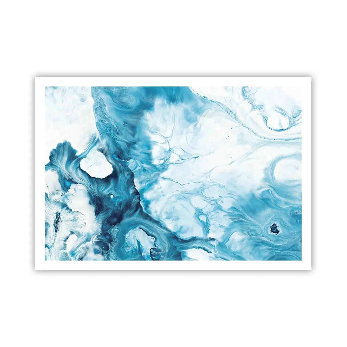Poster - Blauw Concert - 100x70 cm