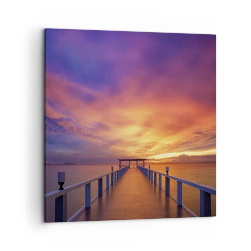 Schilderen op canvas - Zonder einde - 50x50 cm