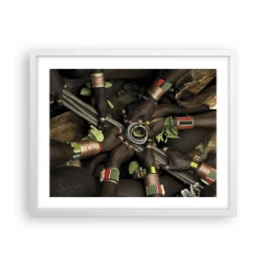 Poster in een witte lijst - Wij zijn samen - 50x40 cm