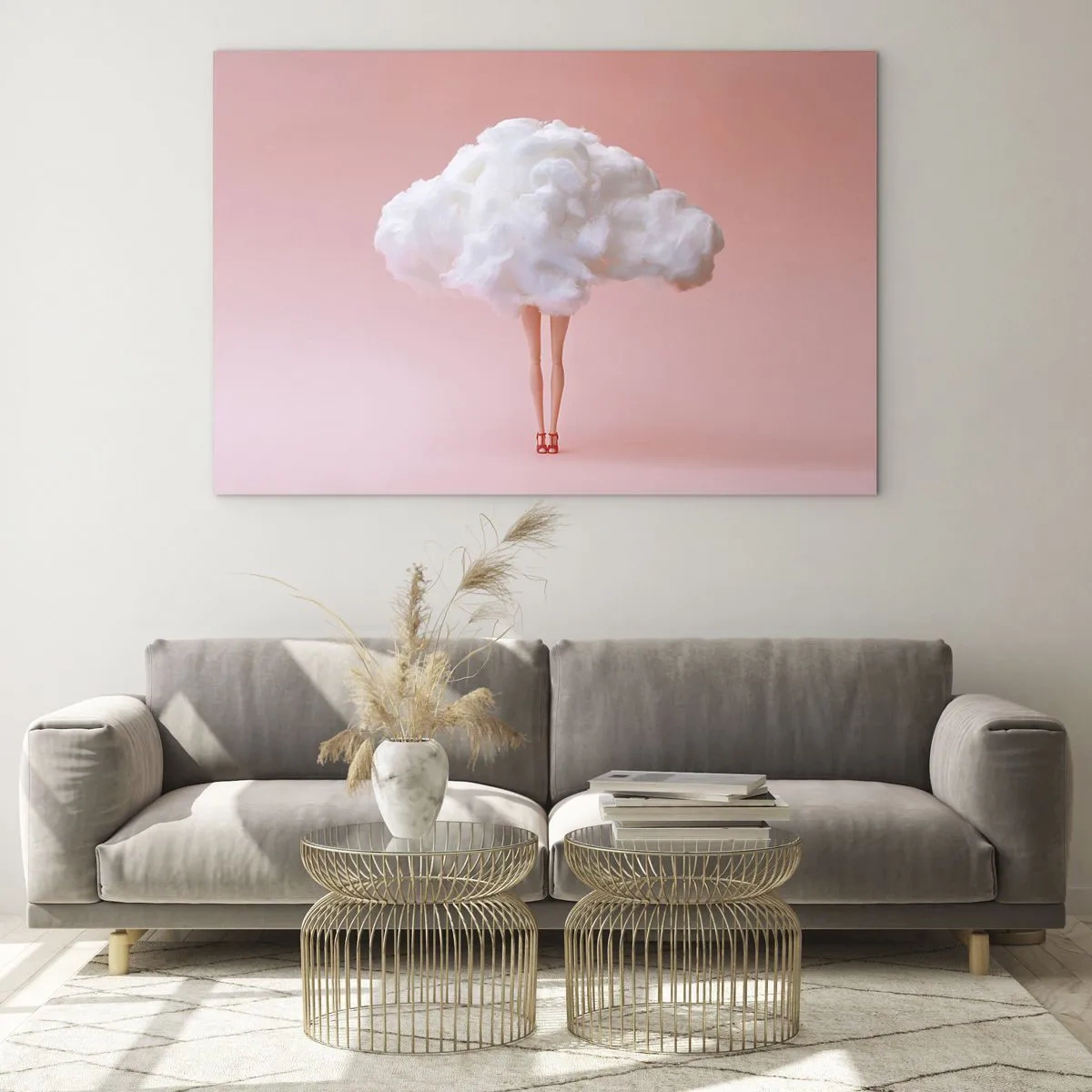 Schilderen op glas - Zoete belofte - 100x70 cm