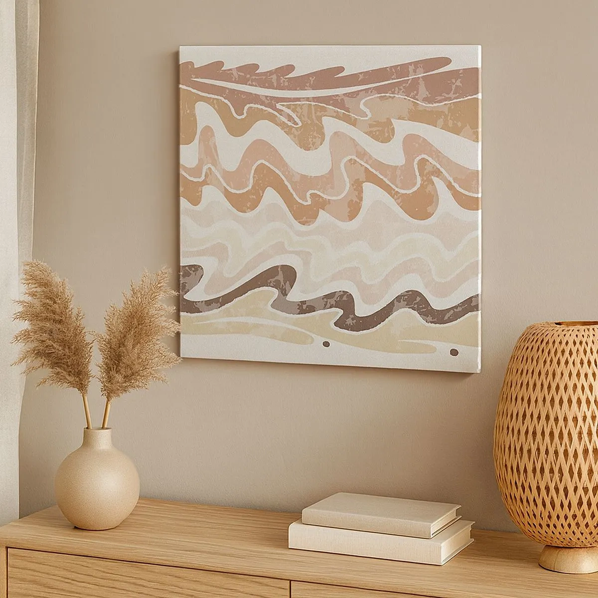 Schilderen op canvas - Goede energie – goede emoties - 30x30 cm