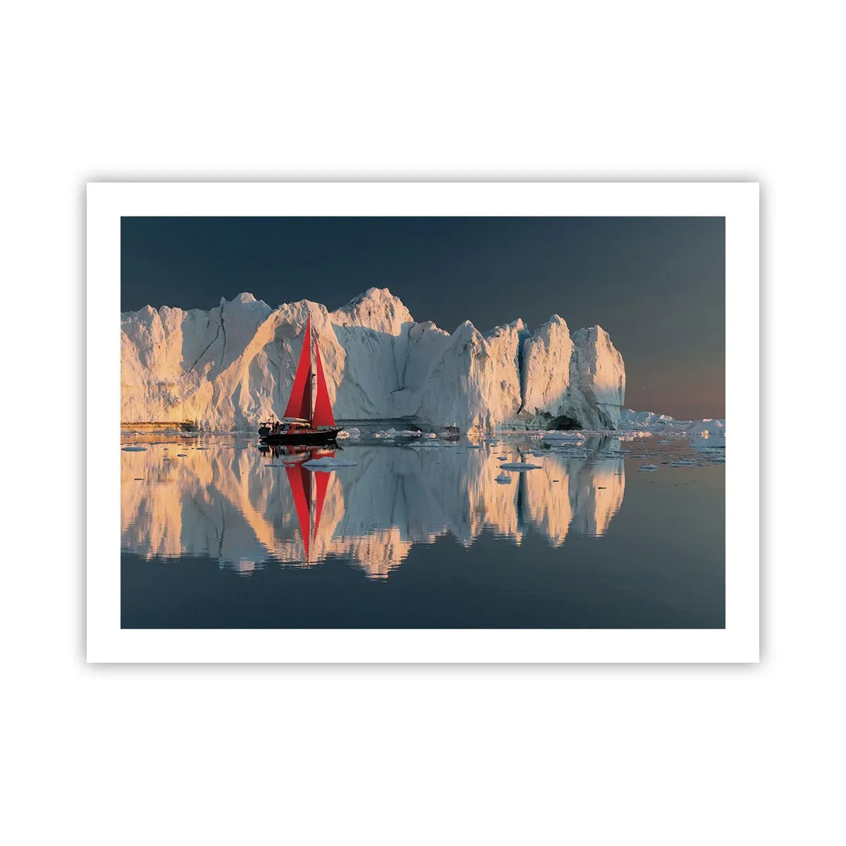 Poster - Aan de rand van de wereld - 70x50 cm