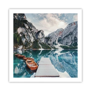 Poster - We zullen je schoonheid laten zien - 60x60 cm