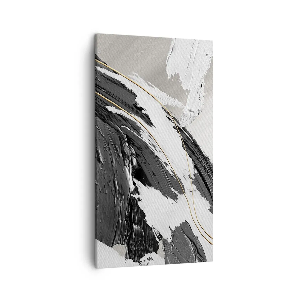 Schilderen op canvas - Abstractie op grote schaal - 45x80 cm