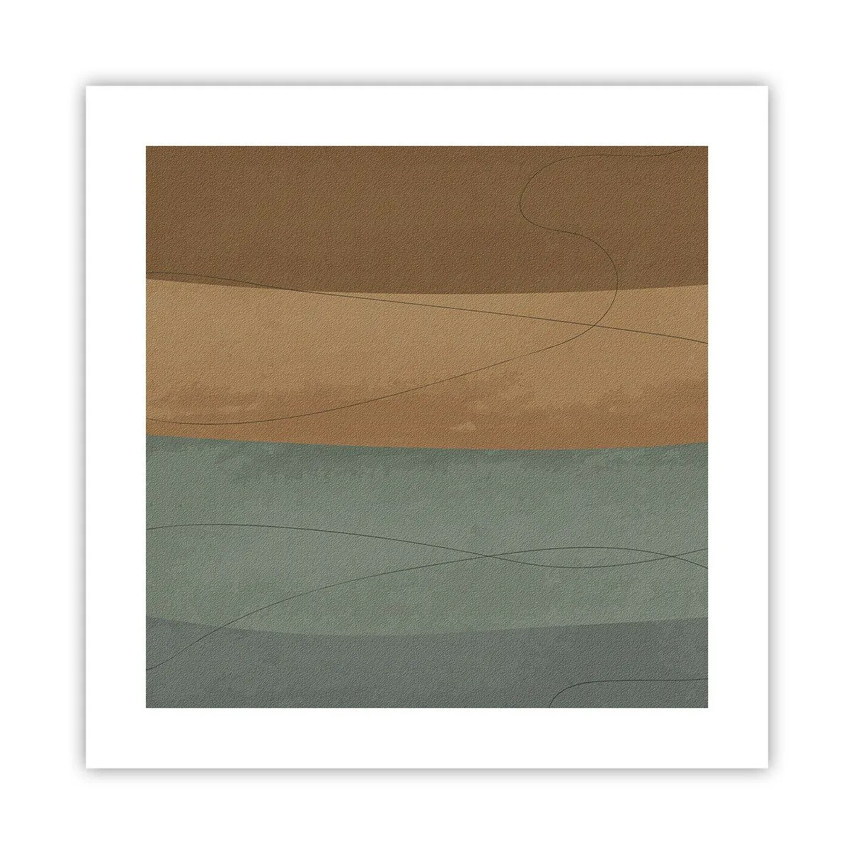 Poster - Horizontale compositie - 40x40 cm