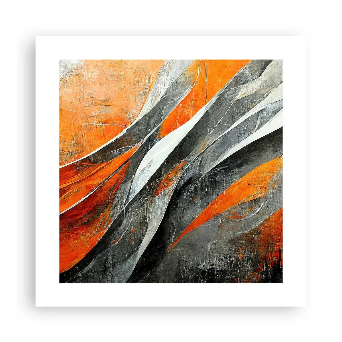 Poster - Hitte en koude - 40x40 cm