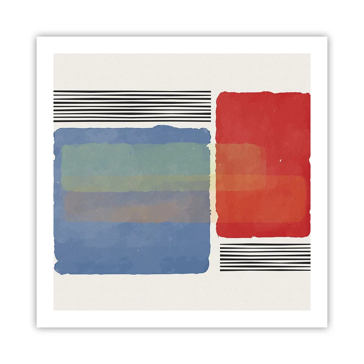 Poster - De geest en de letter van de geometrie - 60x60 cm