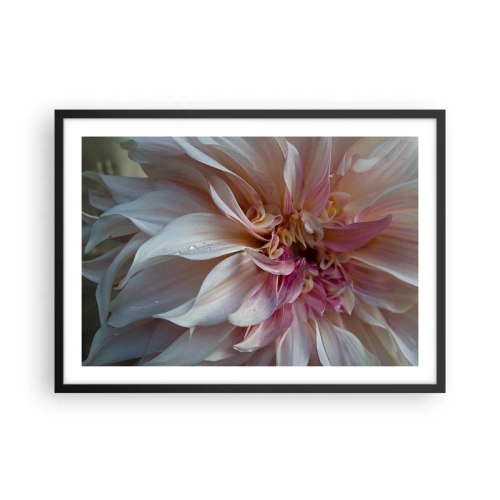 Poster in een zwarte lijst - Bloeiende frisheid - 70x50 cm