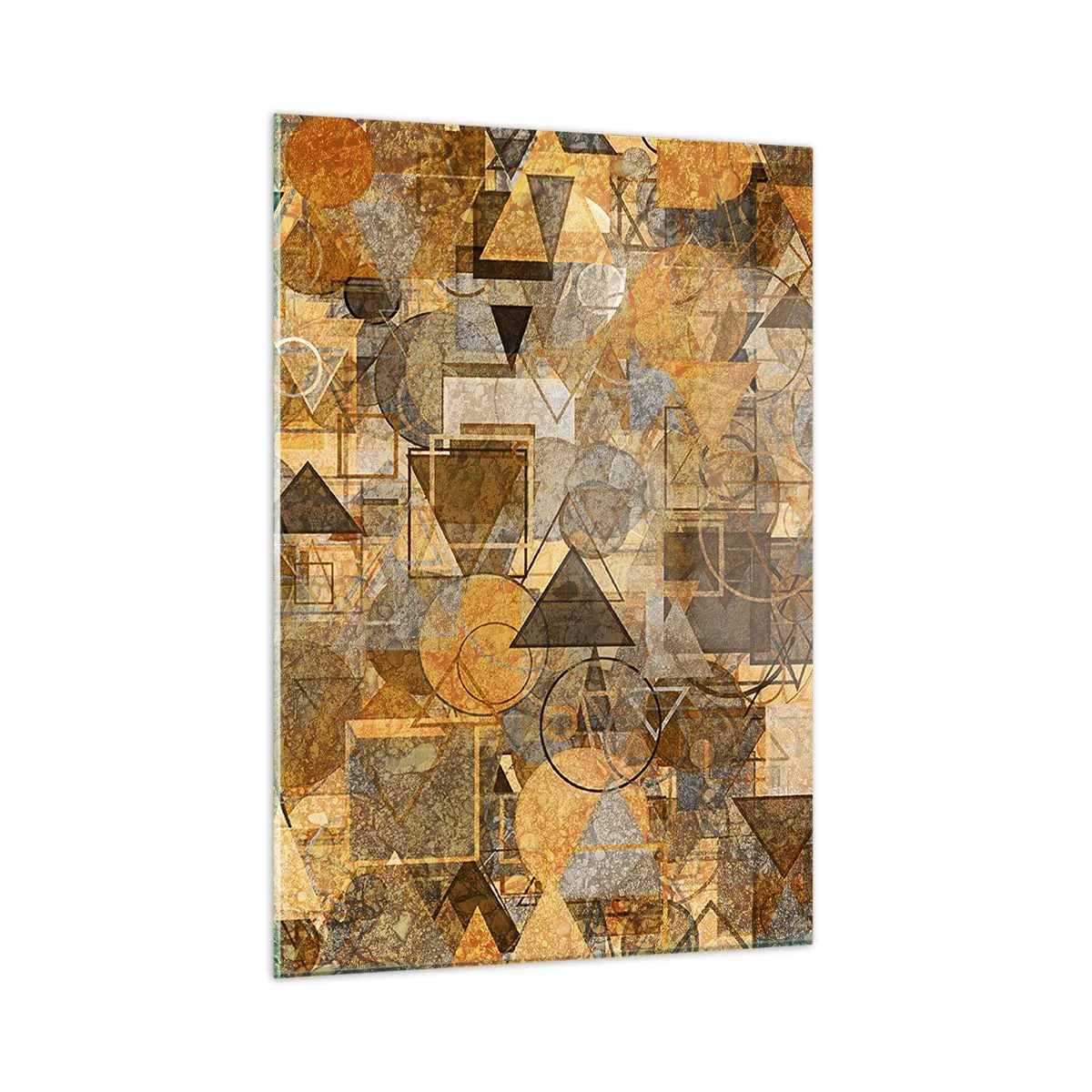 Schilderen op glas - De wereld in vorm - 50x70 cm