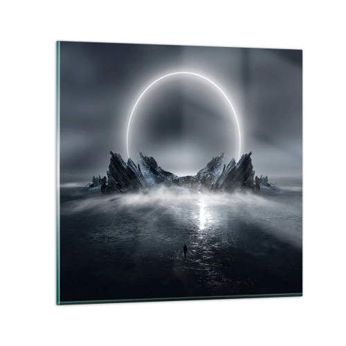 Schilderen op glas - Einde van het verhaal - 30x30 cm