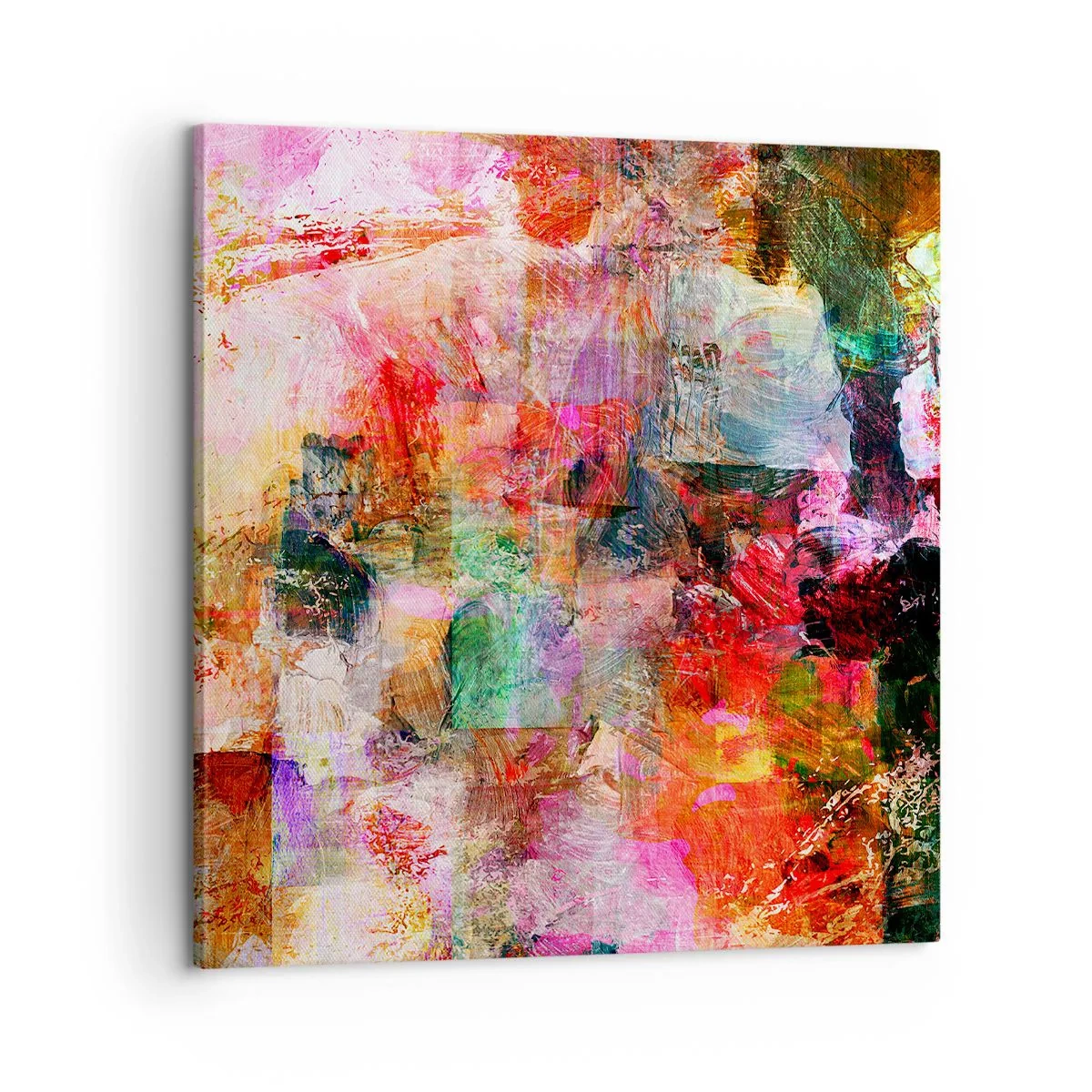 Schilderen op canvas - Een reis door de rozen - 60x60 cm