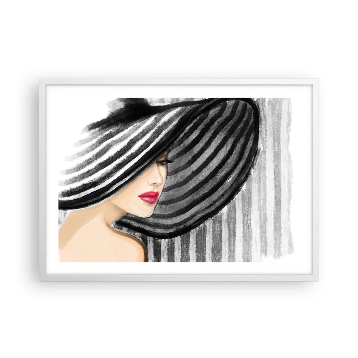 Poster in een witte lijst - Waar moet je zoeken? - 70x50 cm