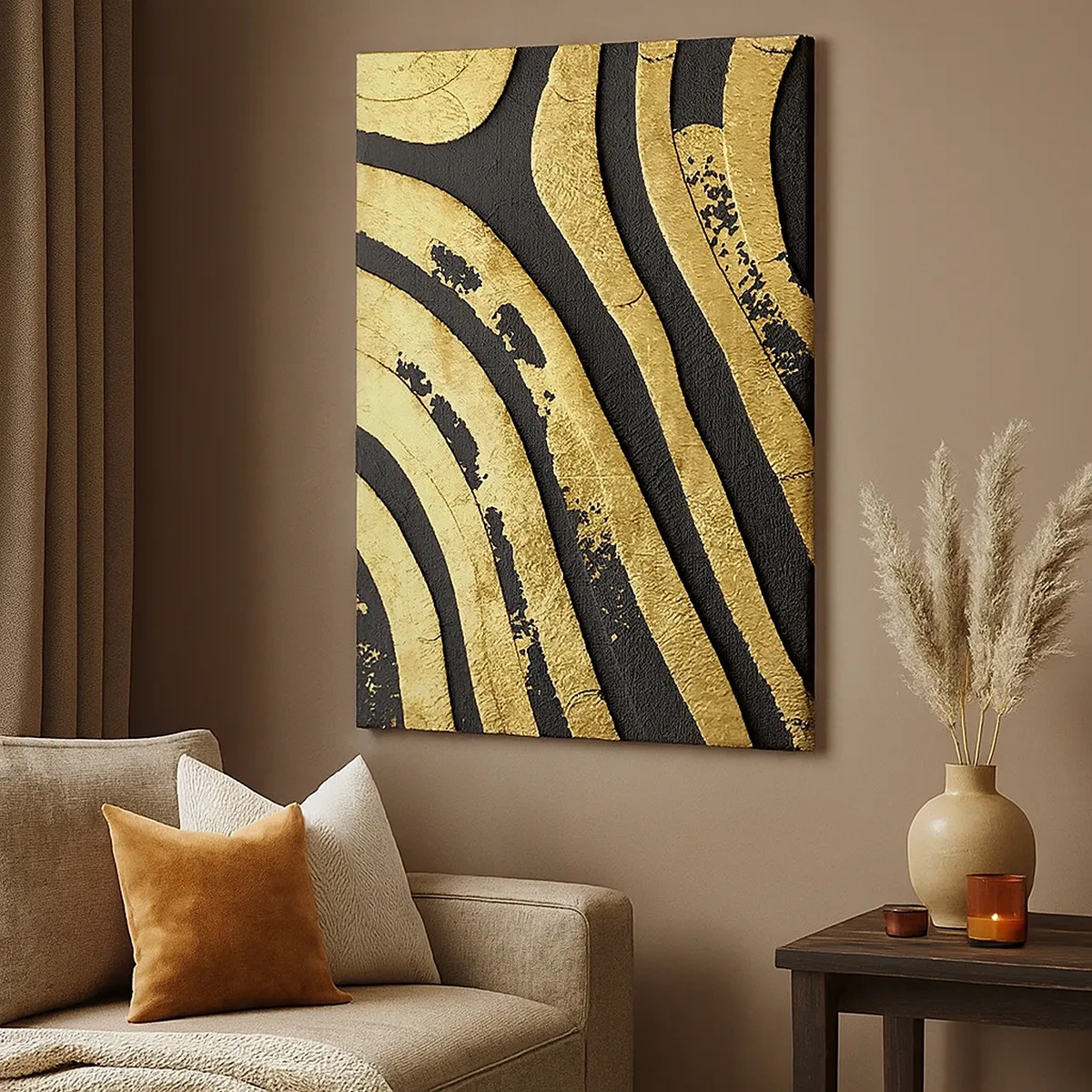 Schilderen op canvas - Alles vloeit - 50x70 cm