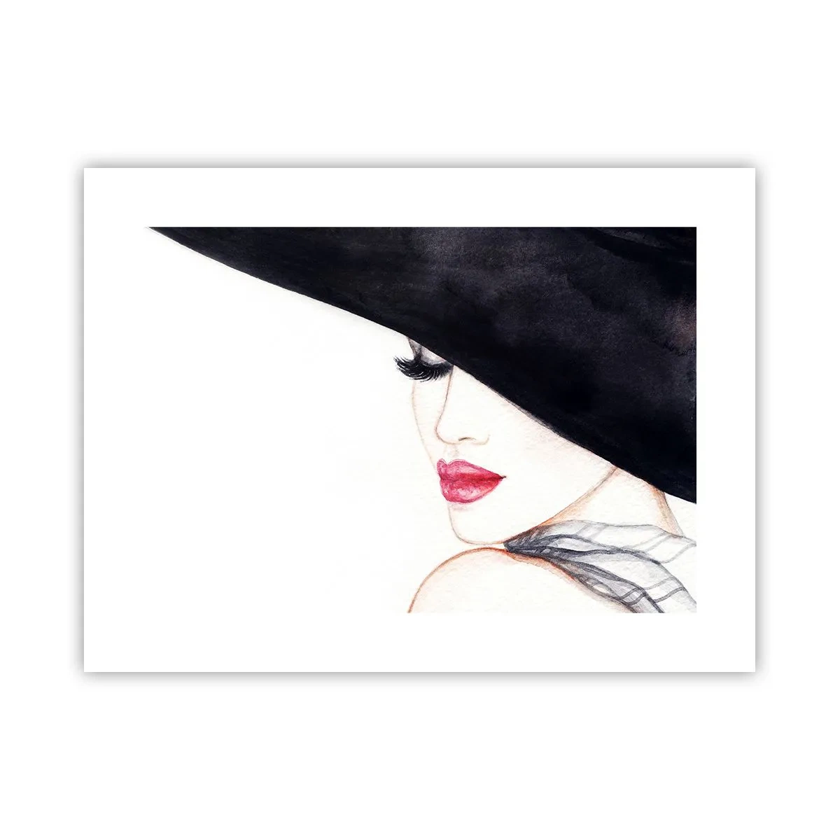 Poster - Elegantie en sensualiteit - 40x30 cm