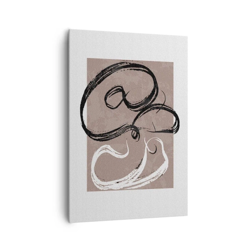 Schilderen op canvas - Compositie – de zoektocht naar volheid - 70x100 cm