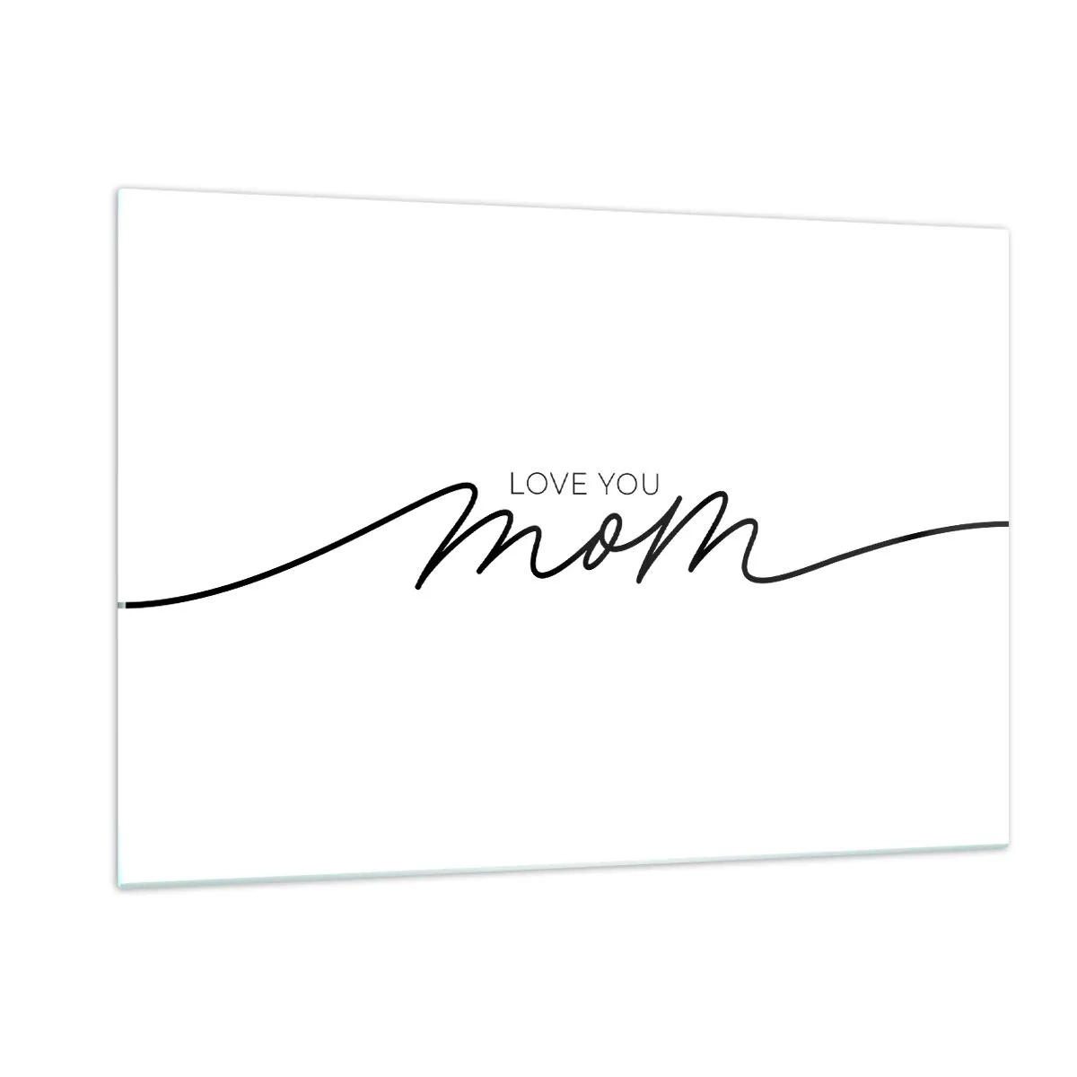 Schilderen op glas - Grote emotie - 120x80 cm