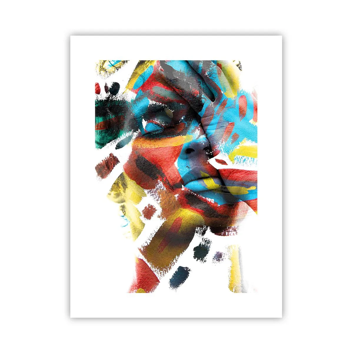 Poster - Een kleurrijke persoonlijkheid - 30x40 cm