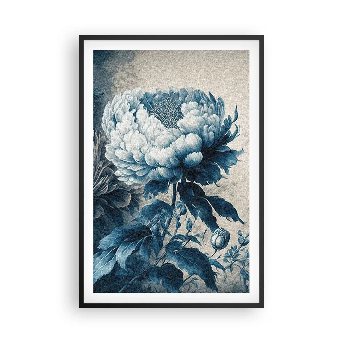 Poster in een zwarte lijst - Bij elkaar passend paar - 61x91 cm