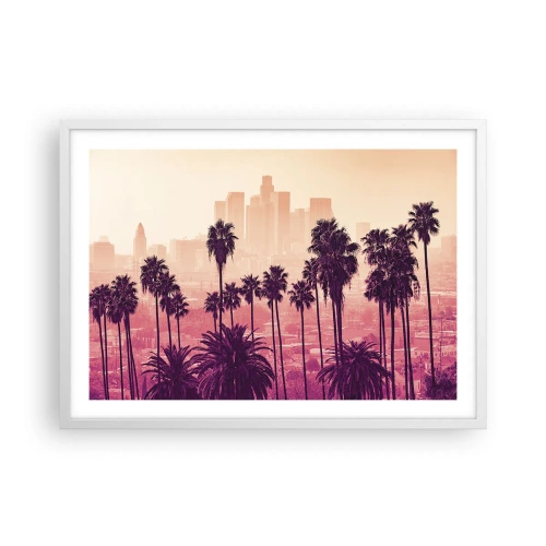 Poster in een witte lijst - Californisch landschap - 70x50 cm