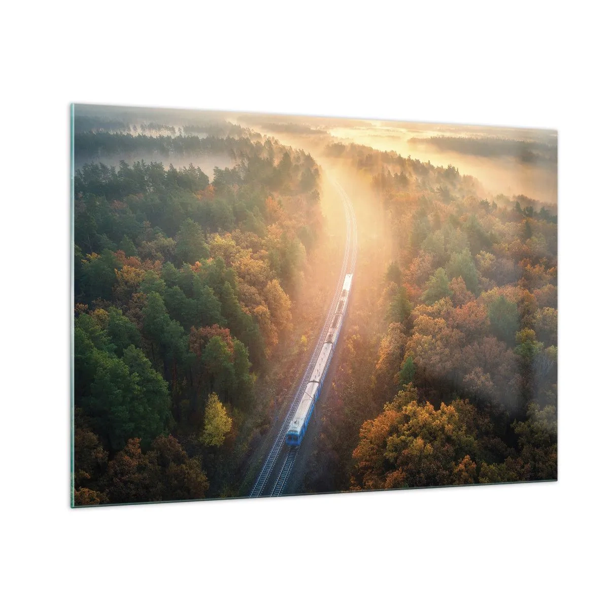 Schilderen op glas - Herfst reis - 100x70 cm