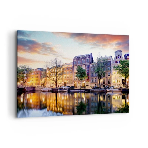 Schilderen op canvas - Ingetogen en serene Nederlandse schoonheid - 100x70 cm