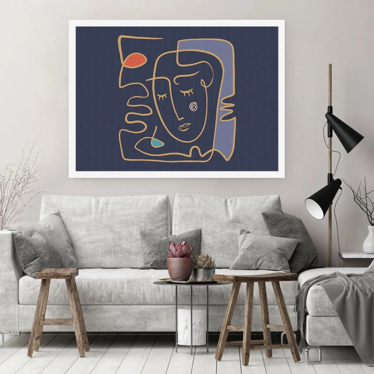 Poster - In nadenken - 50x40 cm