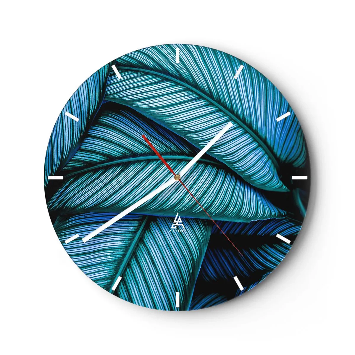 Wandklok - Klok - Levens lijnen - 40x40 cm