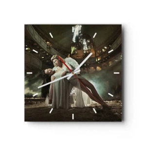 Wandklok - Klok - De geest van het oude theater - 30x30 cm