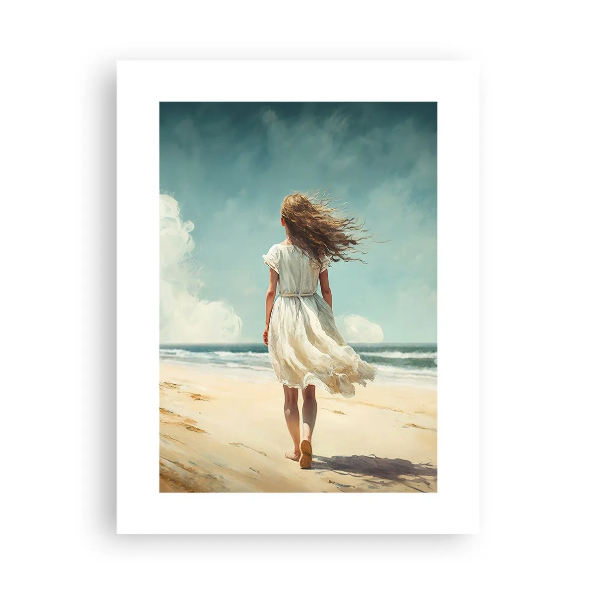 Poster - Om de zon en de wind te ontmoeten - 30x40 cm