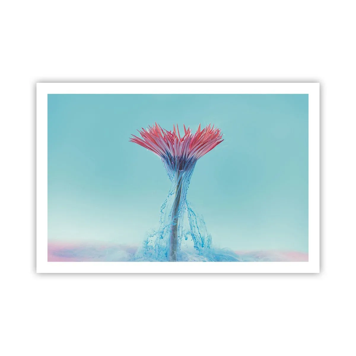 Poster - In een verkwikkende omhelzing - 91x61 cm