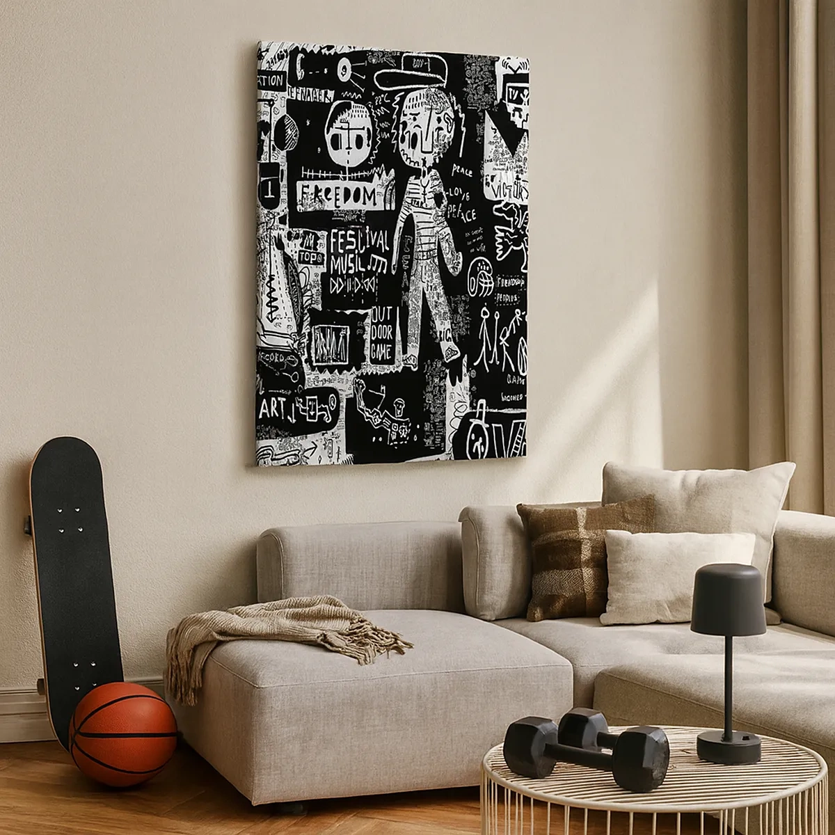 Schilderen op canvas - Geestelijke jeugd van wet en vreugde - 50x70 cm