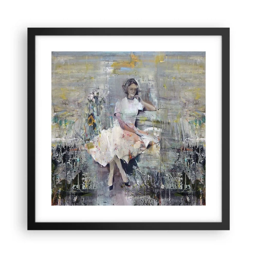 Poster in een zwarte lijst - Klassiek en modern - 40x40 cm