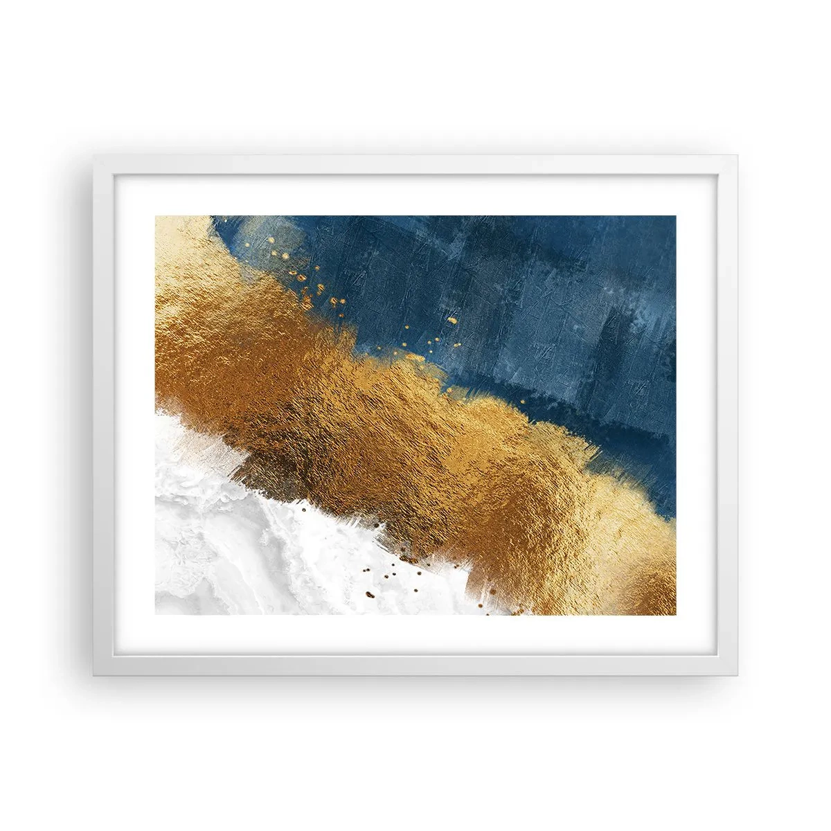 Poster in een witte lijst - De kleuren van de zomer - 50x40 cm