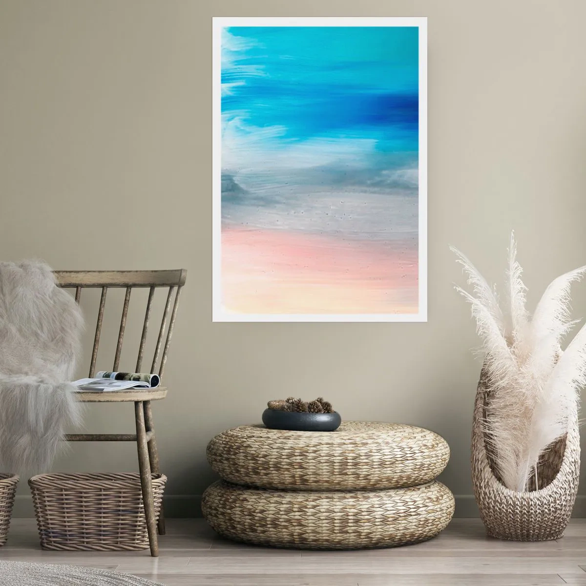 Poster - Elementen: lucht - 61x91 cm