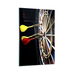 Schilderen op glas - De spikerop de kop - 80x120 cm