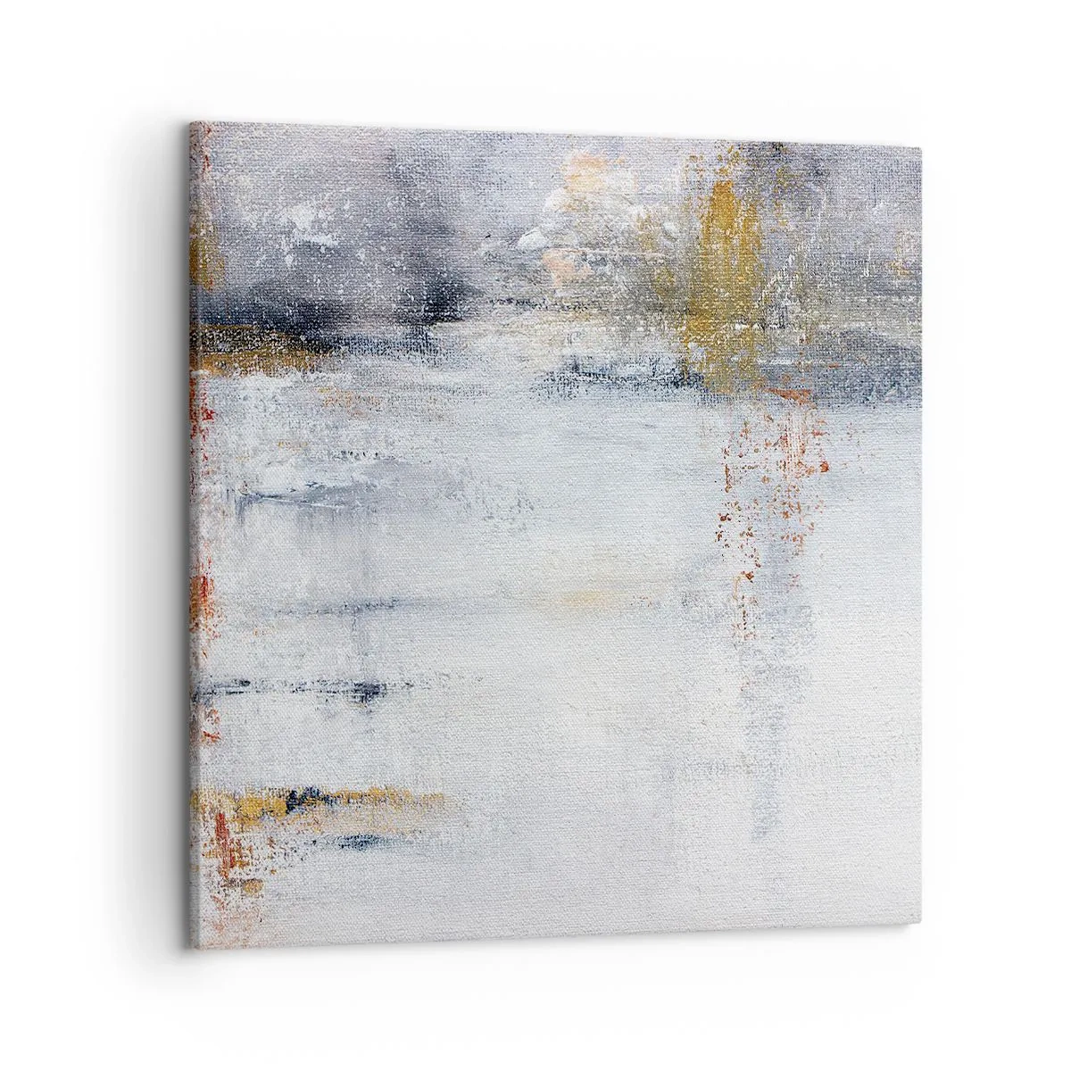 Schilderen op canvas - Achter de luchtgordijn - 50x50 cm