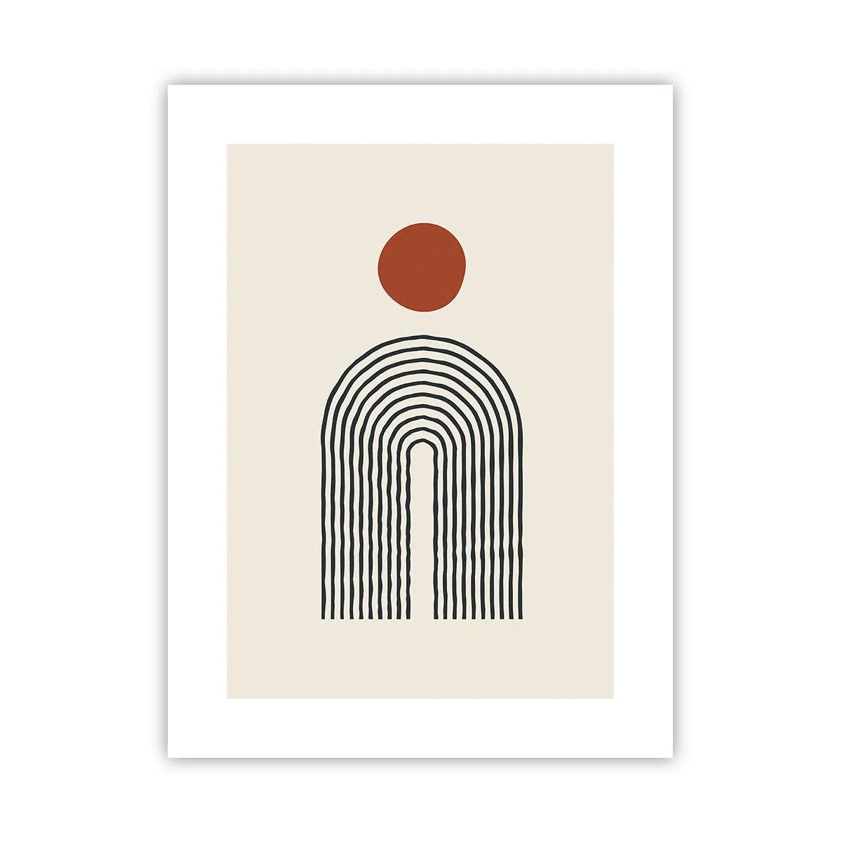Poster - Magnetisme van vormen en kleuren - 30x40 cm