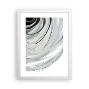 Poster in een witte lijst - Orbitale samenstelling - 30x40 cm