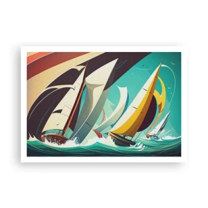 Poster - Met elementen als een broer - 100x70 cm