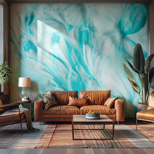 Fotobehang Standard Eco - Voor altijd samen - Abstractie, Deel, Boho - 500x350 cm